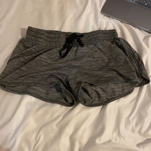 Grey draw string shorts
